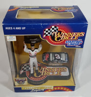 1998 NASCAR Winner's Circle 1998 Champion Dale Earnhardt 6 1/2" Figure with 1/64 Scale Chevrolet Monte Carlo #3 Goodwrench Die Cast Toy Car Vehicle In Original Packaging