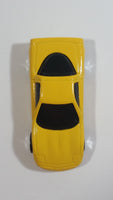 2000 Hot Wheels Corvette Yellow Die Cast Toy Car Vehicle McDonald's Happy Meal