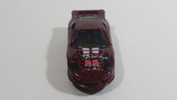 2007 Hot Wheels All Stars Pontiac IROC Firebird Metalflake Burgundy Die Cast Toy Race Car Vehicle