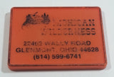 Mohican Wilderness Glenmont, Ohio Orange Fridge Magnet 1 5/8" x 2 1/8"