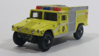 Corgi Chicago Police Department Fire Pumper Hummer Humvee HMMWV Fluorescent Yellow Die Cast Toy Emergency Fire Truck Vehicle