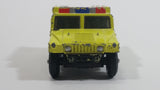 Corgi Chicago Police Department Fire Pumper Hummer Humvee HMMWV Fluorescent Yellow Die Cast Toy Emergency Fire Truck Vehicle