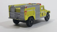 Corgi Chicago Police Department Fire Pumper Hummer Humvee HMMWV Fluorescent Yellow Die Cast Toy Emergency Fire Truck Vehicle