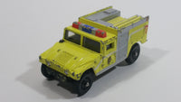 Corgi Chicago Police Department Fire Pumper Hummer Humvee HMMWV Fluorescent Yellow Die Cast Toy Emergency Fire Truck Vehicle