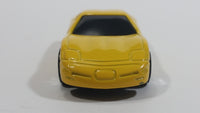 2000 Hot Wheels Corvette Yellow Die Cast Toy Car Vehicle McDonald's Happy Meal