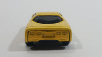 2000 Hot Wheels Corvette Yellow Die Cast Toy Car Vehicle McDonald's Happy Meal