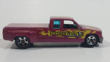 1999 Hot Wheels House Calls Customized C3500 Truck Jerry's Electric Pearl Magenta Die Cast Toy Car Vehicle