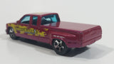 1999 Hot Wheels House Calls Customized C3500 Truck Jerry's Electric Pearl Magenta Die Cast Toy Car Vehicle