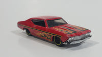 2013 Hot Wheels HW Showroom Heat Fleet '69 Chevelle SS 396 Red Die Cast Toy Muscle Car Vehicle