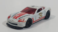 2012 Hot Wheels HW Main Street '11 Corvette Grand Sport Roanoke Fire-EMS White Die Cast Toy Sports Car Vehicle