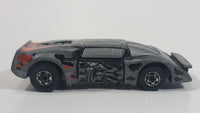 1986 Hot Wheels Crack-Ups Exotic (side crash) Side Grinder Black Die Cast Toy Car Vehicle Hong Kong