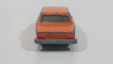 Extremely Rare HTF Vintage 1970s Yatming Volvo 244 DL No. 1058 Orange Die Cast Toy Car Vehicle with Opening Doors - Hong Kong
