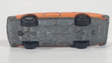 Extremely Rare HTF Vintage 1970s Yatming Volvo 244 DL No. 1058 Orange Die Cast Toy Car Vehicle with Opening Doors - Hong Kong