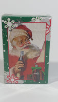 2 Packs of Coca-Cola Coke Santa Christmas Themed Bicycle Brand Green and Red Playing Cards Still Sealed, New in Package