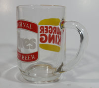 Vintage Hires Root Beer Soda Pop Beverage Burger King Restaurants Clear Large Round Glass Mug