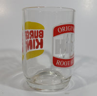 Vintage Hires Root Beer Soda Pop Beverage Burger King Restaurants Clear Large Round Glass Mug