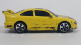 2001 Hot Wheels Honda Civic Yellow Die Cast Toy Car Vehicle McDonald's Happy Meal