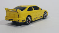 2001 Hot Wheels Honda Civic Yellow Die Cast Toy Car Vehicle McDonald's Happy Meal