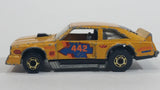 1983 Hot Wheels Flat Out 442 Metalflake Gold Die Cast Toy Muscle Car Vehicle GHO - Hong Kong