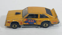 1983 Hot Wheels Flat Out 442 Metalflake Gold Die Cast Toy Muscle Car Vehicle GHO - Hong Kong