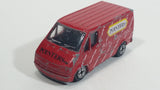 Corgi Transit Van Pointers Real Food Fast Red Die Cast Toy Car Postal Vehicle Made in Gt. Britain