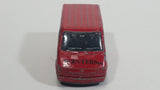 Corgi Transit Van Pointers Real Food Fast Red Die Cast Toy Car Postal Vehicle Made in Gt. Britain