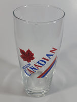 Vintage Molson Canadian Lager Beer Biere 6 1/2" Tall Glass Cup