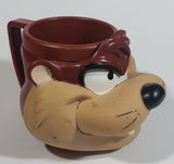 1992 Warner Bros. Looney Tunes Taz Tasmanian Devil Plastic Coffee Cup Mug Cartoon Collectible