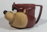 1992 Warner Bros. Looney Tunes Taz Tasmanian Devil Plastic Coffee Cup Mug Cartoon Collectible