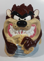 Tindex Warner Bros. Looney Tunes Taz Tasmanian Devil 9 1/2" Tall Ceramic Cookie Jar Cartoon TV Show Collectible