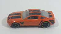 2014 Hot Wheels City 2005 Ford Mustang GT Orange Die Cast Toy Car Vehicle