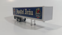 Rare Golden Wheels Apostel Brau Beer White and Blue Semi Trailer Plastic Die Cast Toy Car Vehicle