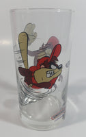 1998 Smucker's Collectables Warner Bros. Baseball Themed Taz Tasmansian Devil Cartoon Character Small Drinking Glass