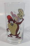 1998 Smucker's Collectables Warner Bros. Baseball Themed Taz Tasmansian Devil Cartoon Character Small Drinking Glass