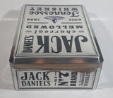 Limited Edition Jack Daniels Tennessee Whiskey Charcoal Mellowed Since 1866 Tin Container - No Alcohol - Empty