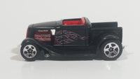 2001 Hot Wheels First Editions Hooligan Satin Black Die Cast Toy Car Hot Rod Vehicle