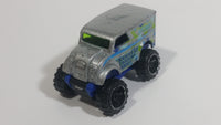 2014 Hot Wheels HW Off-Road Daredevils Monster Dairy Delivery Silver Grey Truck Die Cast Toy Car Vehicle