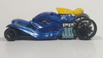 2015 Hot Wheels City Street Beasts Tombs Up Blue Die Cast Toy Car Vehicle R1192