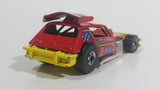 1982 Hot Wheels Greased Gremlin Red and Yellow Die Cast Toy Car Vehicle