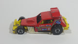 1982 Hot Wheels Greased Gremlin Red and Yellow Die Cast Toy Car Vehicle