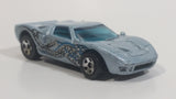 2002 Hot Wheels 1960s Ford GT-40 Octoblast Metallic Pale Blue Die Cast Toy Race Car Vehicle