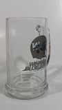 CFL Canadian Football League Winnipeg Blue Bombers Sports Team Glass Beer Mug Collectible