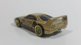 1998 Hot Wheels Dash 4 Cash Ferrari F40 Gold Die Cast Toy Dream Luxury Super Car Vehicle Opening Rear Mount Engine