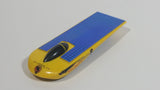 1998 Hot Wheels First Editions Solar Eagle III Yellow Plastic and Die Cast Toy Car Vehicle