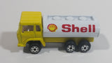 Yatming Style Shell Semi Tanker Fuel Truck Yellow Die Cast Toy Car Vehicle