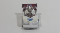 2000 Hot Wheels Del Worsham Funny Car Current Maroon and White Die Cast Toy Race Car Vehicle McDonald's Happy Meal