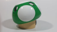 Extremely Hard to find Rare 2012 Nintendo Super Mario Video Game 1-UP Free Man Green and White Mushroom Shaped Ceramic Toothbrush Holder