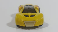 2009 Hot Wheels Track Stars Ultra Rage Yellow Plastic Body Die Cast Toy Car Vehicle