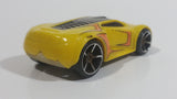 2009 Hot Wheels Track Stars Ultra Rage Yellow Plastic Body Die Cast Toy Car Vehicle