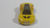 2009 Hot Wheels Track Stars Ultra Rage Yellow Plastic Body Die Cast Toy Car Vehicle